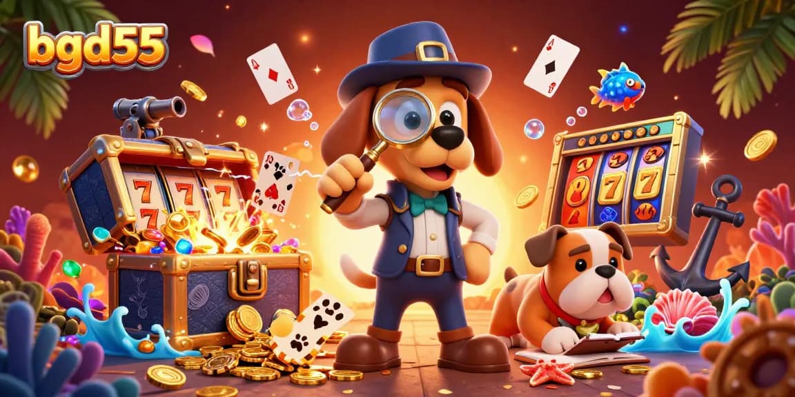 bgd55 immerses players in a vibrant casino experience with dynamic slot reels and enticing poker clues.