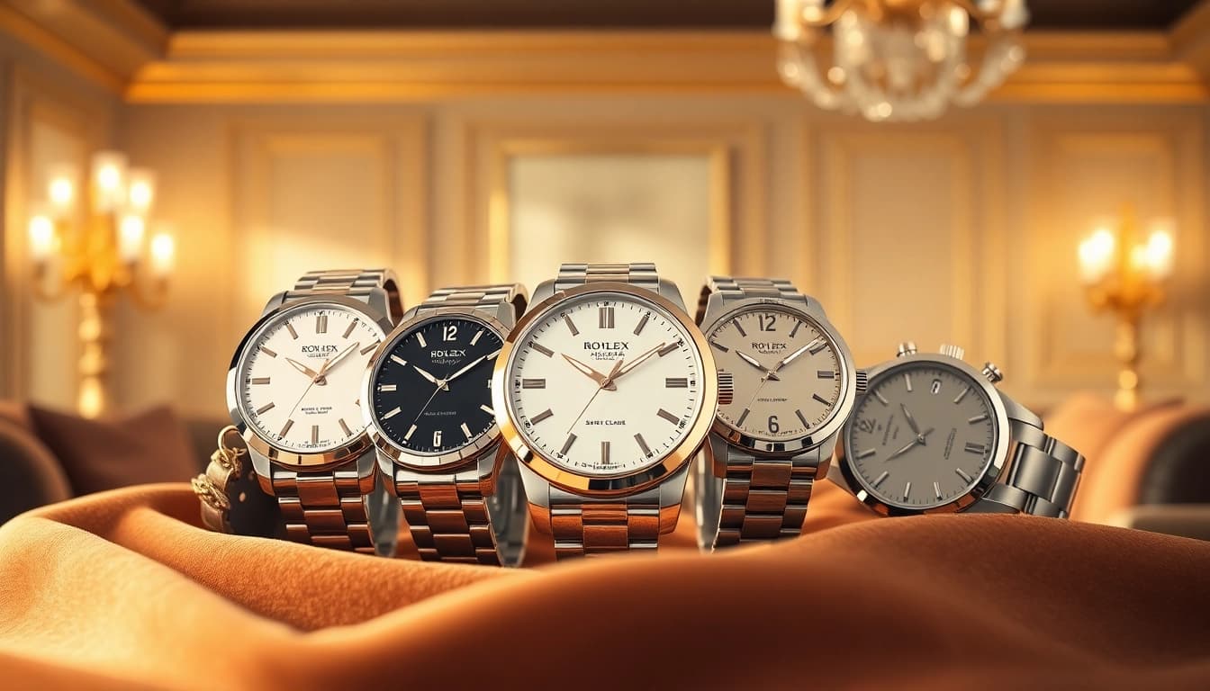 Showcasing super clone watches in a luxurious setting with a focus on craftsmanship and detail.