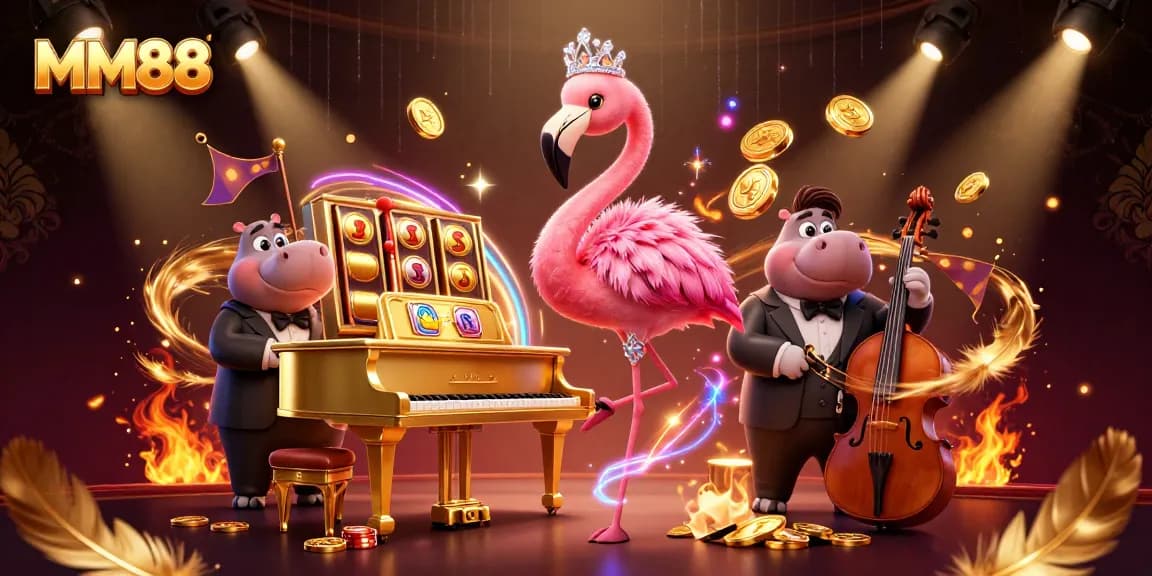 Experience the excitement of MM88 casino with vibrant activities and rich visuals in 3D.