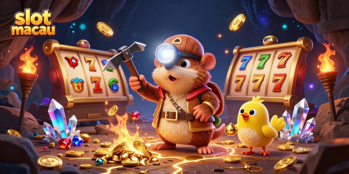 Experience thrilling slot action with vibrant visuals and interactive elements in this slot macau scene.