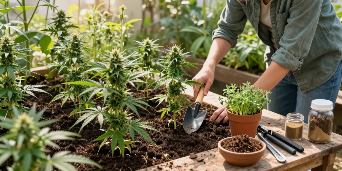 Living Soil kaufen für gesunde Cannabispflanzen, ausgestattet mit CBD und natürlichen Nährstoffen von hoher Qualität.