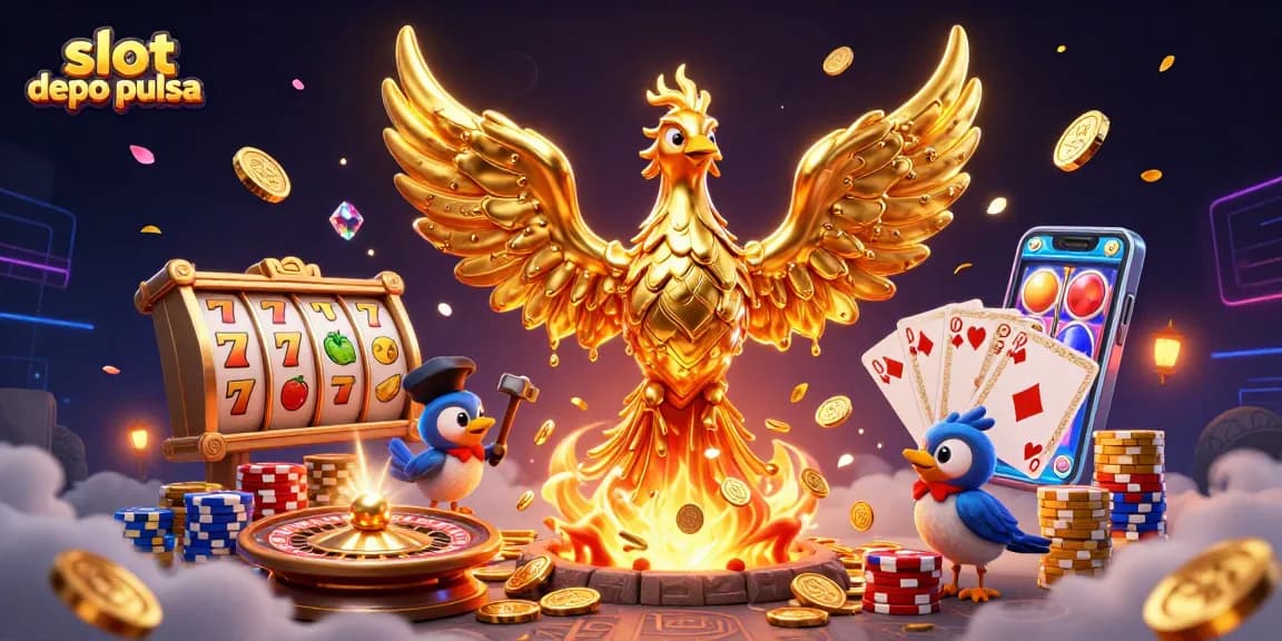 Menangkan slot deposit pulsa dengan permainan slot terbaru yang menampilkan koin emas dan jackpot.