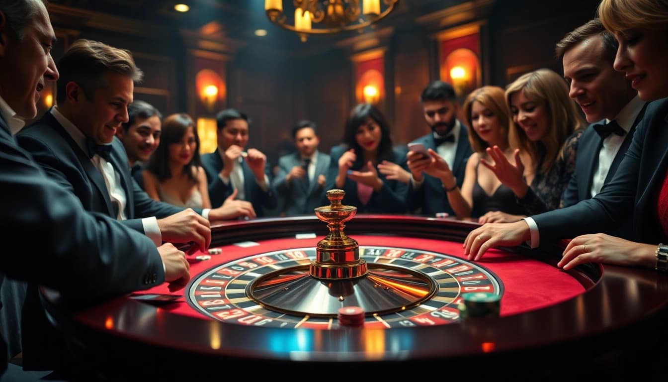 Rasakan pengalaman permainan bbni4d di kasino dengan meja roulette yang mewah.