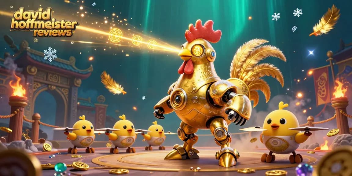 Engaging slot scene with david hoffmeister reviews displayed, featuring unique 3D characters amidst vibrant gambling elements.