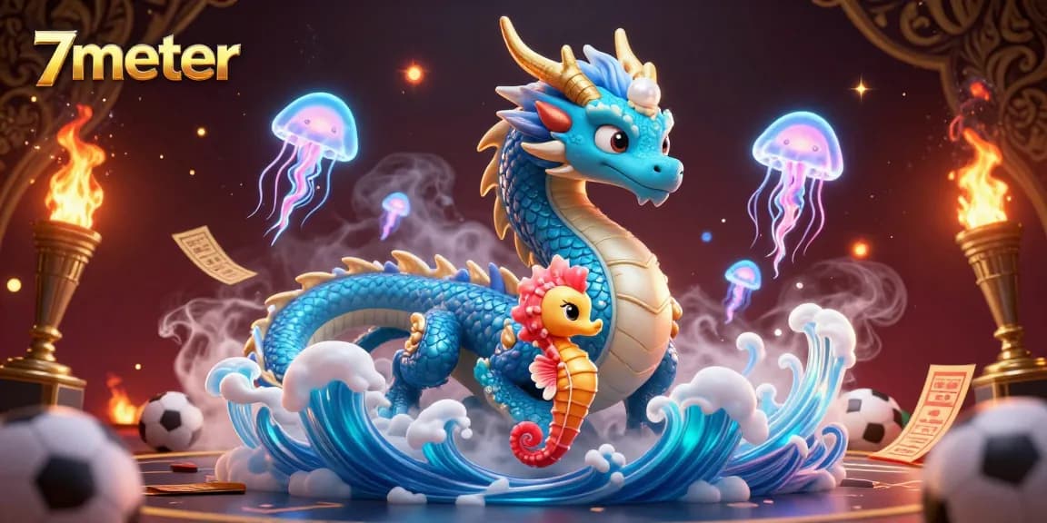 Engage with 7meter's dynamic sports betting scene featuring unique characters and betting elements.