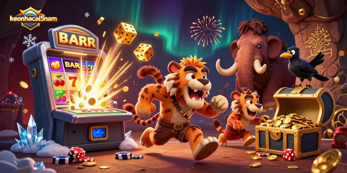 Spin the reels at keonhacai5nam with a 3D casino adventure featuring playful characters and dazzling jackpots.
