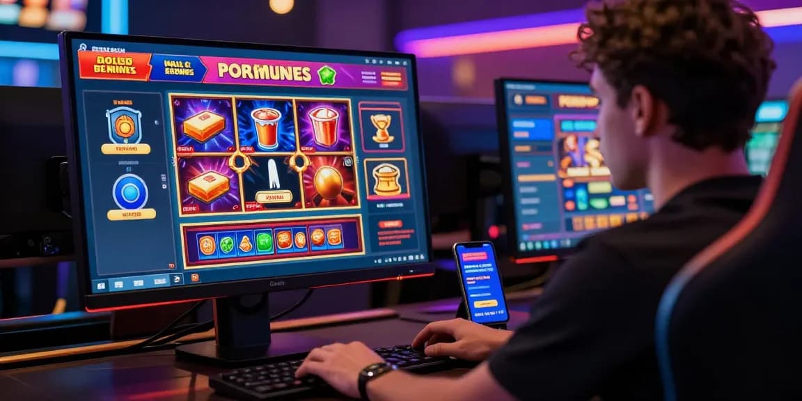Engaging online gaming experience at https://haywin.eu.com/ showcasing vibrant graphics and a user immersed in digital casino action.