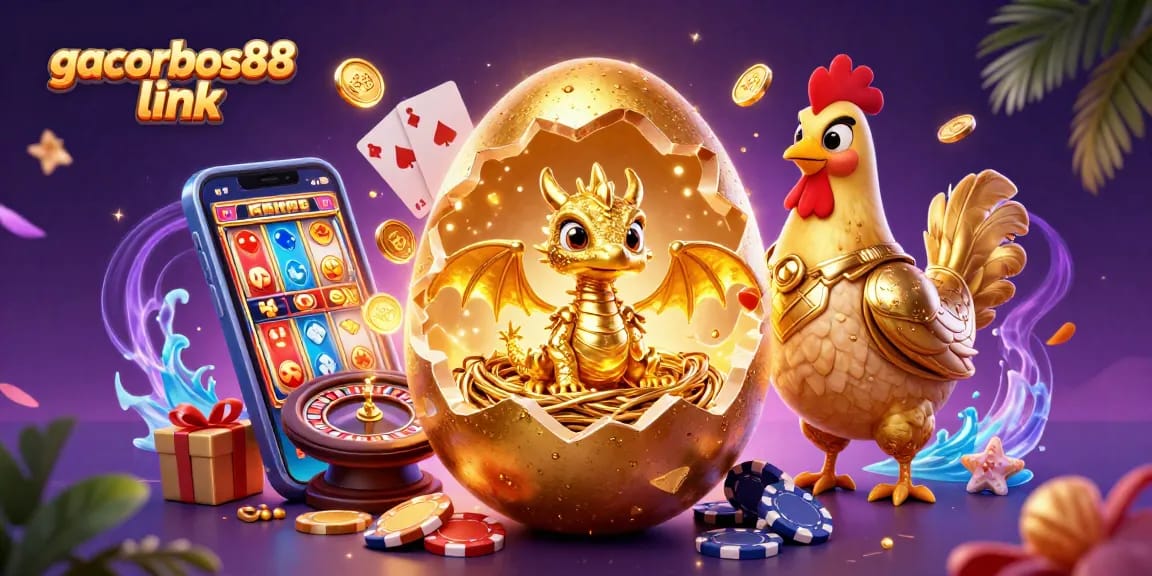 Experience the thrill of winning at gacorbos88 link with vibrant casino elements and a magical atmosphere.