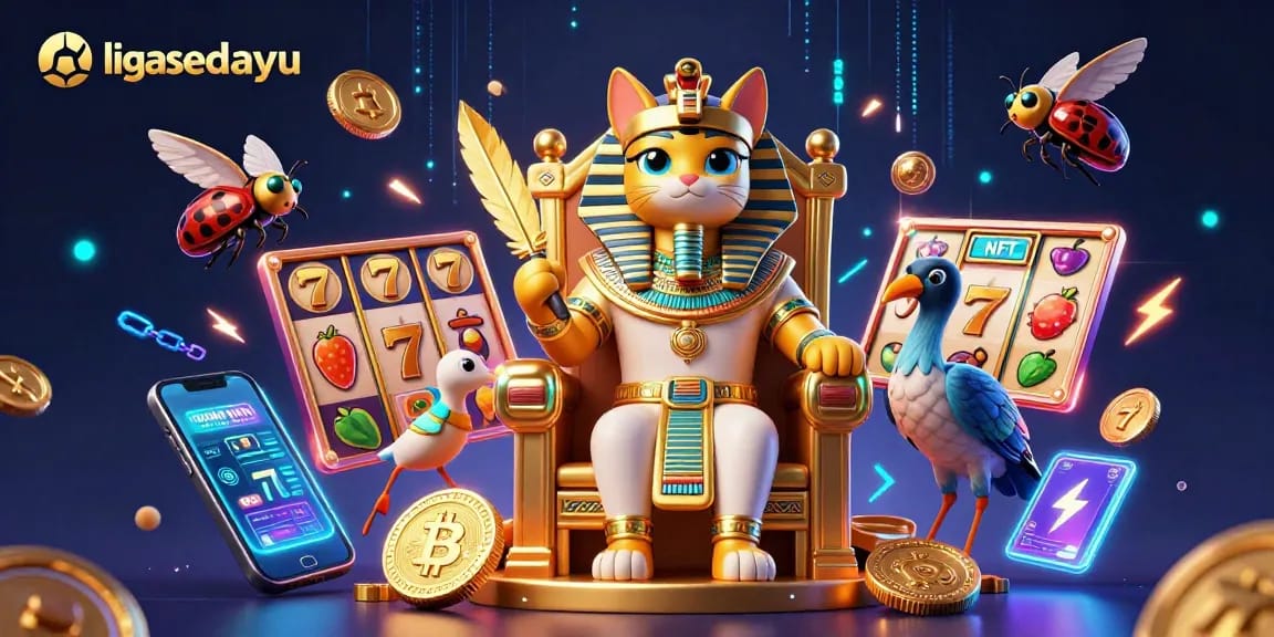 Experience thrilling gameplay with ligasedayu's immersive mobile casino features, including vibrant slot elements.