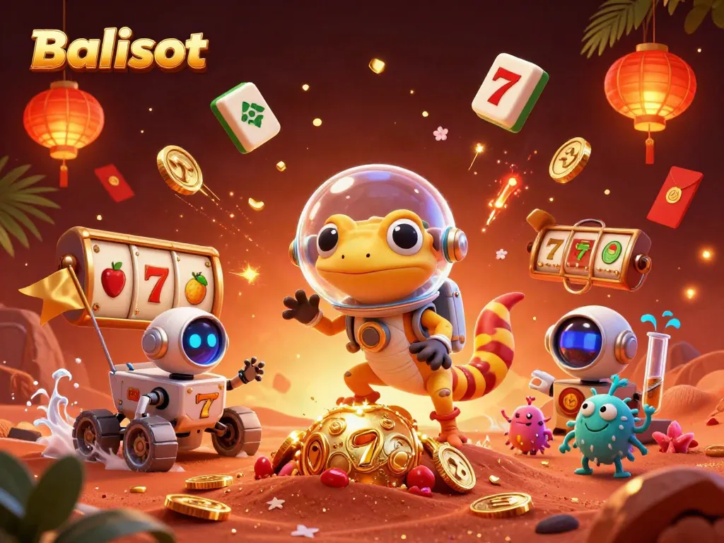 Enjoy an exhilarating Balislot gaming experience with vibrant visuals and dynamic gaming action.
