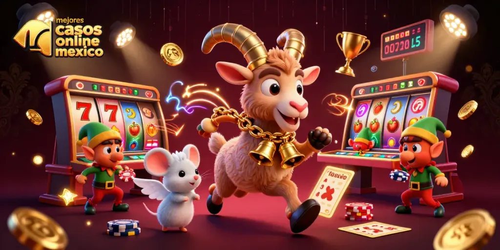 Mejores casinos online México: Disfruta de slots y jackpots en un ambiente festivo y atractivo.