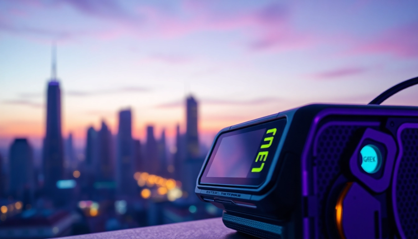 Engaging GEEK THC themed gadget showcasing innovation and technology excitement.