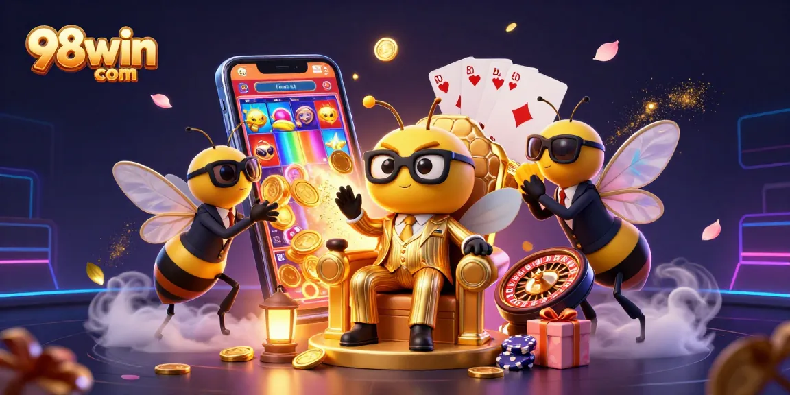 Engage with 98win com's vibrant slot games and dynamic characters in an exciting online casino scene.
