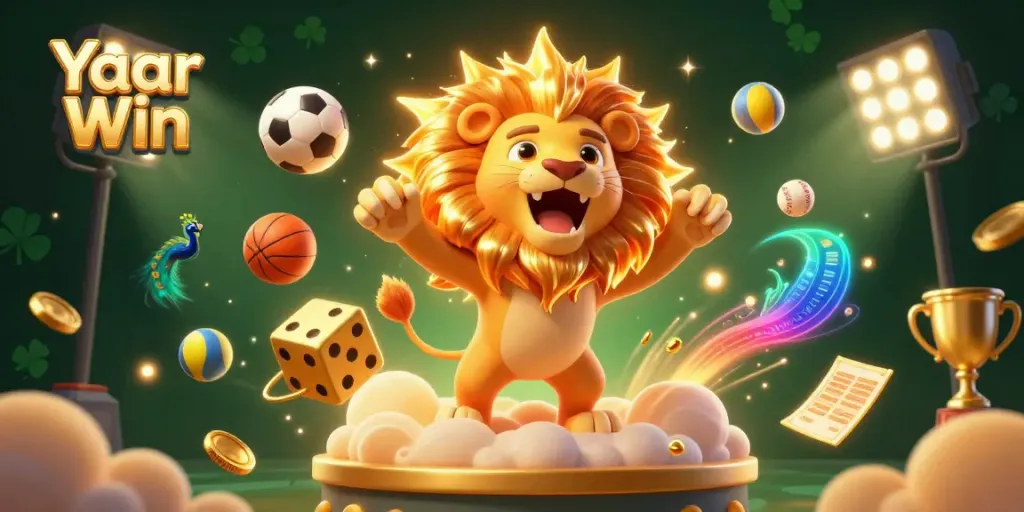Yaar Win offers exhilarating gaming, featuring vibrant 3D characters and casino elements, perfect for players.