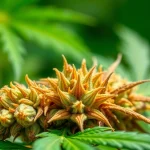 Showcasing Mental Wellness CBD buds highlighting their therapeutic nature and calming colors.