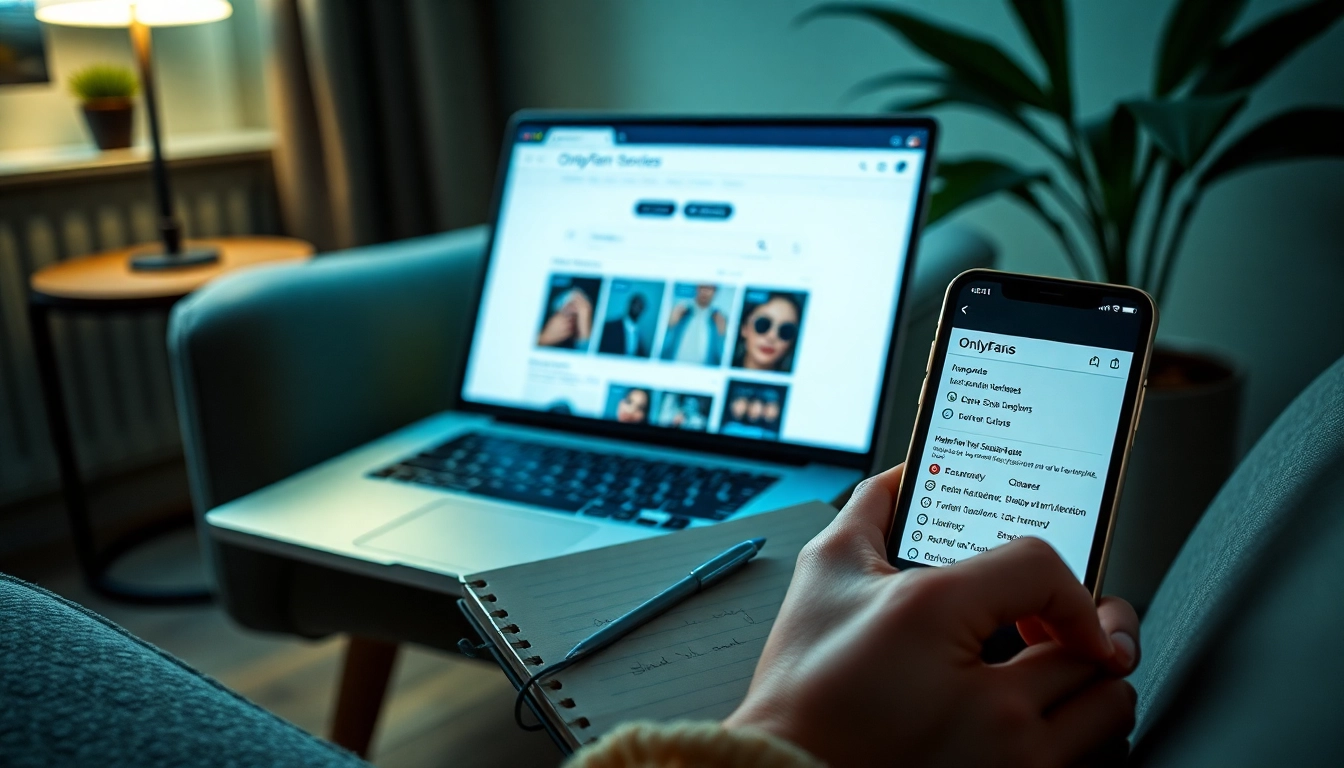 Find OnlyFans accounts with engaging workspace search scene highlighting user interaction.