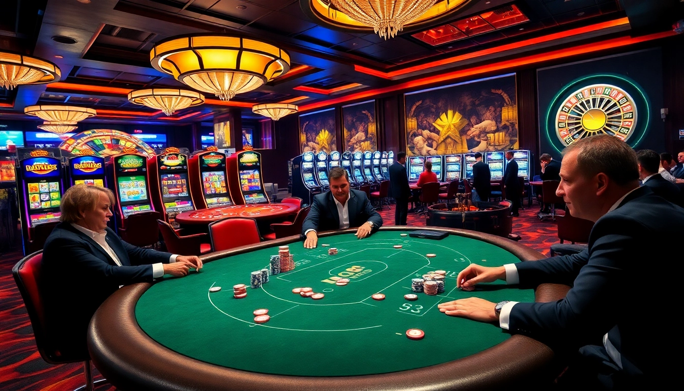 Experience the excitement of U888 with vibrant casino games, poker chips, and lively atmosphere.