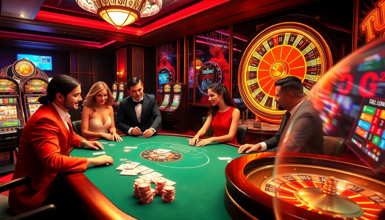 Experience the thrill of gambling at an upscale casino with stunning visuals highlighting link vào s8.